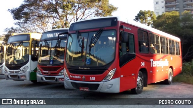 Viação Dedo de Deus 348 na cidade de Teresópolis, Rio de Janeiro, Brasil, por PEDRO COUTO. ID da foto: 6771660.