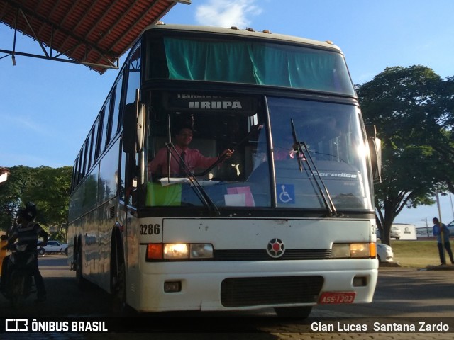 Eucatur - Empresa União Cascavel de Transportes e Turismo 3286 na cidade de Ouro Preto do Oeste, Rondônia, Brasil, por Gian Lucas  Santana Zardo. ID da foto: 6771976.