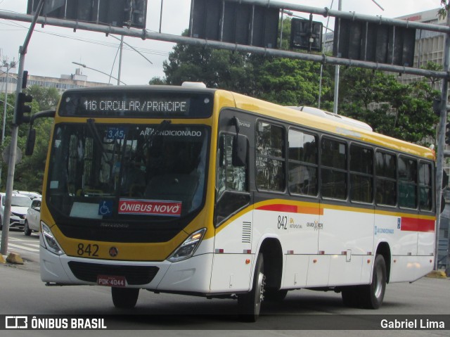 Empresa Metropolitana 842 na cidade de Recife, Pernambuco, Brasil, por Gabriel Lima. ID da foto: 6771202.