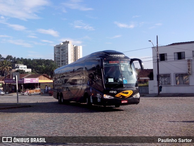 Expresso Nordeste 4810 na cidade de Joinville, Santa Catarina, Brasil, por Paulinho Sartor. ID da foto: 6772082.