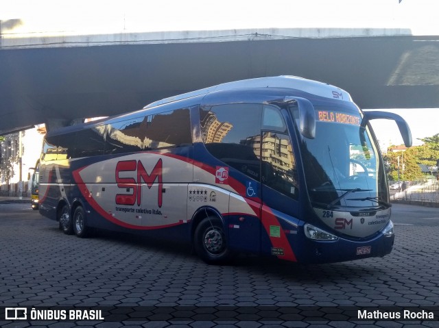 Transporte Coletivo Santa Maria 284 na cidade de Belo Horizonte, Minas Gerais, Brasil, por Matheus Rocha. Número da foto: #6772162.