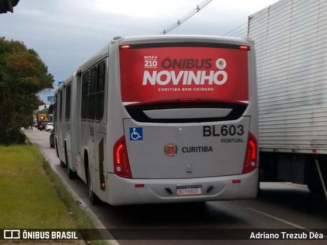 Transporte Coletivo Glória BL603 na cidade de Curitiba, Paraná, Brasil, por Adriano Trezub Déa. Número da foto: #6772737.