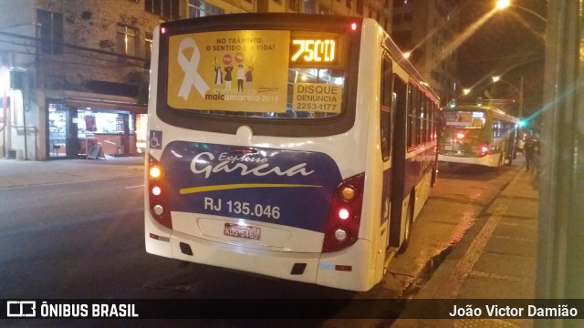Expresso Garcia RJ 135.046 na cidade de Rio de Janeiro, Rio de Janeiro, Brasil, por João Victor Damião. Número da foto: #6770376.
