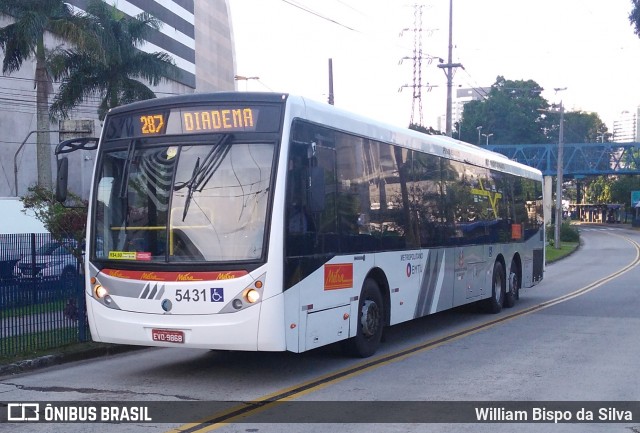 Metra - Sistema Metropolitano de Transporte 5431 na cidade de Santo André, São Paulo, Brasil, por William Bispo da Silva. ID da foto: 6772089.