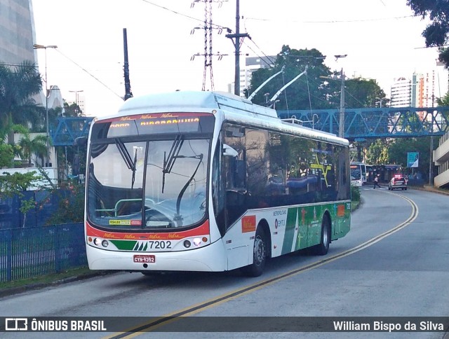 Metra - Sistema Metropolitano de Transporte 7202 na cidade de Santo André, São Paulo, Brasil, por William Bispo da Silva. ID da foto: 6770491.