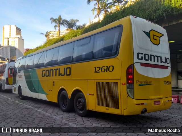 Empresa Gontijo de Transportes 12610 na cidade de Belo Horizonte, Minas Gerais, Brasil, por Matheus Rocha. Número da foto: #6770517.