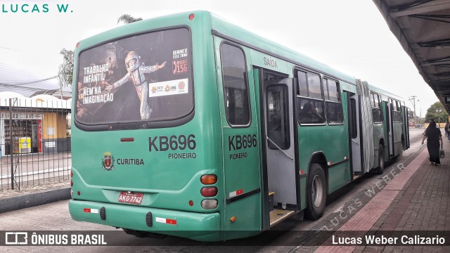 Viação Tamandaré KB696 na cidade de Curitiba, Paraná, Brasil, por Lucas Weber Calizario. Número da foto: #6704727.
