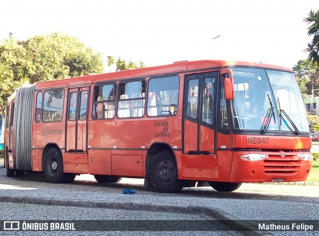 Viação Tamandaré KE847 na cidade de Curitiba, Paraná, Brasil, por Matheus Felipe. ID da foto: 6703531.