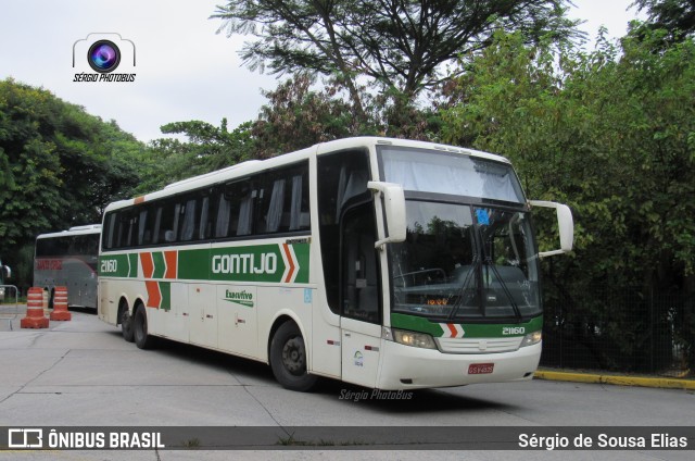 Empresa Gontijo de Transportes 21160 na cidade de São Paulo, São Paulo, Brasil, por Sérgio de Sousa Elias. ID da foto: 6703232.