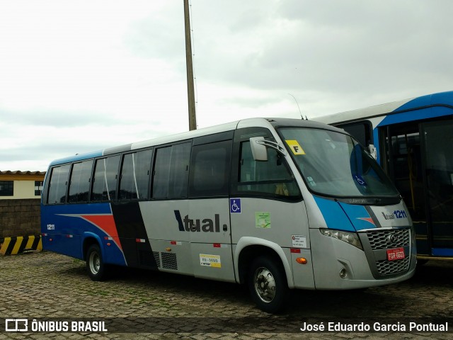 Viação Atual 1211 na cidade de Hortolândia, São Paulo, Brasil, por José Eduardo Garcia Pontual. Número da foto: #6705388.