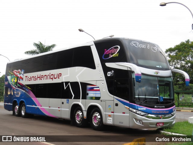TransHenrique Turismo 1947 na cidade de Foz do Iguaçu, Paraná, Brasil, por Carlos Kircheim. Número da foto: #6704606.