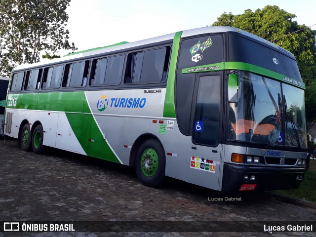 BR Turismo 2213 na cidade de Santa Cruz dos Milagres, Piauí, Brasil, por Lucas Gabriel. ID da foto: 6704897.