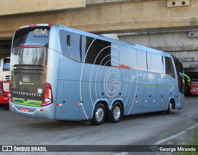 Viação Garcia 8551 na cidade de Campinas, São Paulo, Brasil, por George Miranda. ID da foto: 6704428.