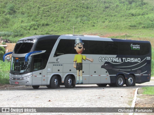 Caratinga Turismo 2525 na cidade de Leopoldina, Minas Gerais, Brasil, por Christian  Fortunato. Número da foto: #6705086.