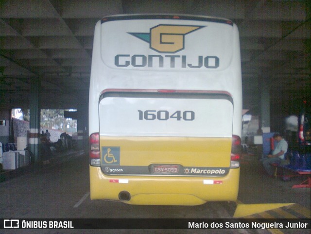 Empresa Gontijo de Transportes 16040 na cidade de Feira de Santana, Bahia, Brasil, por Mario dos Santos Nogueira Junior. Número da foto: #6705536.