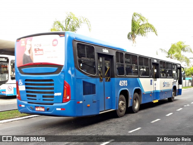 Insular Transportes Coletivos 45193 na cidade de Florianópolis, Santa Catarina, Brasil, por Zé Ricardo Reis. Número da foto: #6708881.