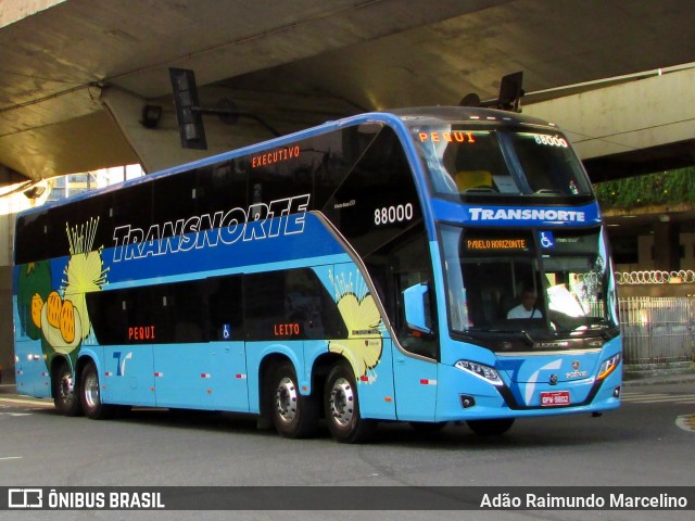 Transnorte - Transporte e Turismo Norte de Minas 88000 na cidade de Belo Horizonte, Minas Gerais, Brasil, por Adão Raimundo Marcelino. ID da foto: 6709453.