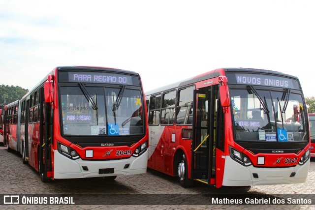 Itajaí Transportes Coletivos 2049 na cidade de Campinas, São Paulo, Brasil, por Matheus Gabriel dos Santos. ID da foto: 6709962.