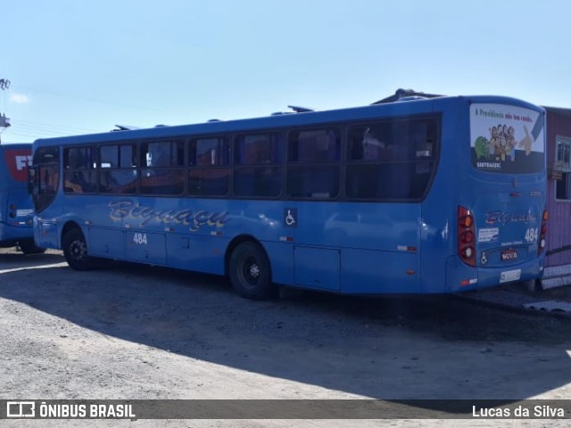 Biguaçu Transportes Coletivos Administração e Participação 484 na cidade de Santo Amaro da Imperatriz, Santa Catarina, Brasil, por Lucas da Silva. ID da foto: 6707997.