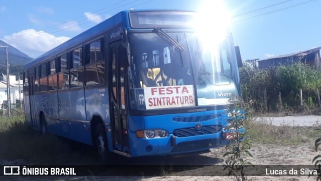 Biguaçu Transportes Coletivos Administração e Participação 424 na cidade de Santo Amaro da Imperatriz, Santa Catarina, Brasil, por Lucas da Silva. ID da foto: 6707994.