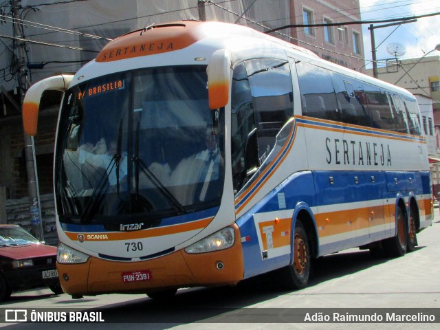 Viação Sertaneja 730 na cidade de São João del Rei, Minas Gerais, Brasil, por Adão Raimundo Marcelino. ID da foto: 6709552.