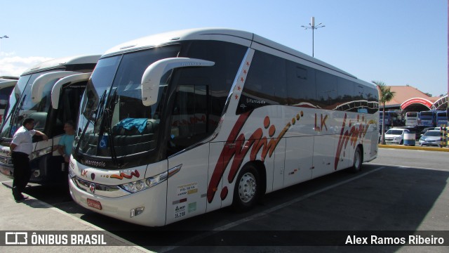 LK Transportadora Turística 22005 na cidade de Aparecida, São Paulo, Brasil, por Alex Ramos Ribeiro. Número da foto: #6709739.