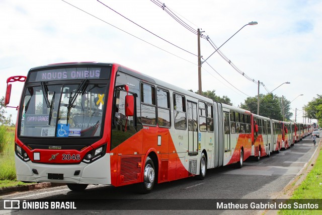 Itajaí Transportes Coletivos 2046 na cidade de Campinas, São Paulo, Brasil, por Matheus Gabriel dos Santos. Número da foto: #6710045.
