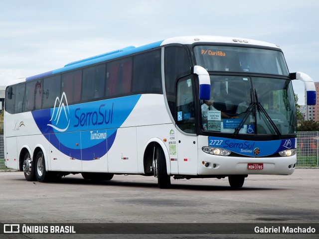 Serra Sul Turismo 2727 na cidade de Curitiba, Paraná, Brasil, por Gabriel Machado. ID da foto: 6710489.