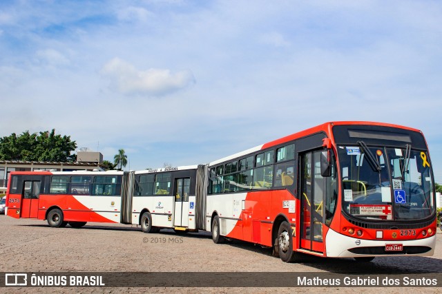 Itajaí Transportes Coletivos 2973 na cidade de Campinas, São Paulo, Brasil, por Matheus Gabriel dos Santos. ID da foto: 6711774.