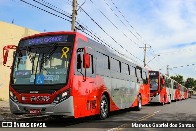 Itajaí Transportes Coletivos 2053 na cidade de Campinas, São Paulo, Brasil, por Matheus Gabriel dos Santos. Número da foto: #6710060.