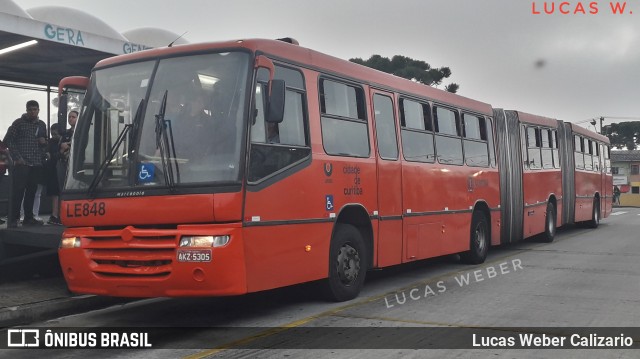 Araucária Transportes Coletivos LE848 na cidade de Curitiba, Paraná, Brasil, por Lucas Weber Calizario. ID da foto: 6714795.