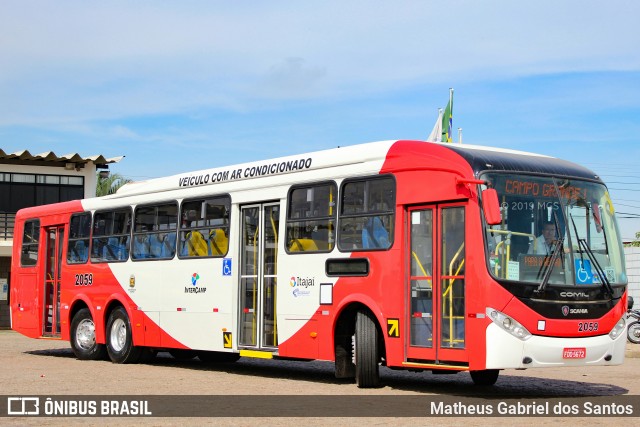 Itajaí Transportes Coletivos 2059 na cidade de Campinas, São Paulo, Brasil, por Matheus Gabriel dos Santos. ID da foto: 6714179.