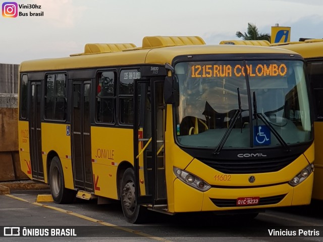 Gidion Transporte e Turismo 11602 na cidade de Joinville, Santa Catarina, Brasil, por Vinicius Petris. Número da foto: #6712875.
