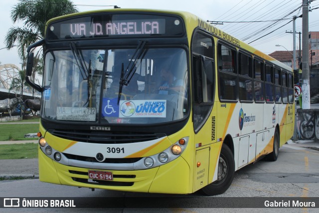 Viação Campo dos Ouros 3091 na cidade de Guarulhos, São Paulo, Brasil, por Gabriel Moura. Número da foto: #6713571.