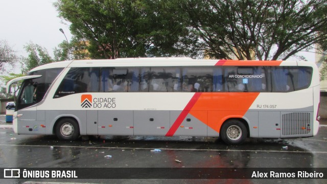 Viação Cidade do Aço RJ 174.057 na cidade de Aparecida, São Paulo, Brasil, por Alex Ramos Ribeiro. Número da foto: #6713749.