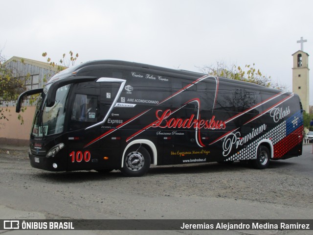 Londresbus 100 na cidade de Talca, Talca, Maule, Chile, por Jeremias Alejandro Medina Ramirez. ID da foto: 6713411.