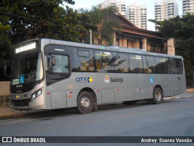 City Transporte Urbano Intermodal - Guarujá 106 na cidade de Guarujá, São Paulo, Brasil, por Andrey  Soares Vassão. Número da foto: #6712696.