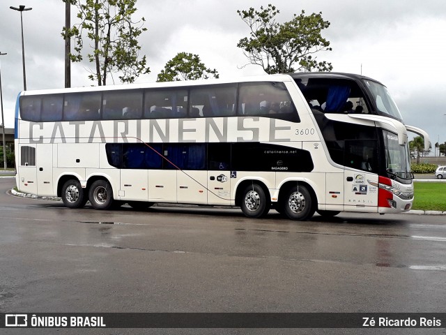 Auto Viação Catarinense 3600 na cidade de Florianópolis, Santa Catarina, Brasil, por Zé Ricardo Reis. Número da foto: #6712863.