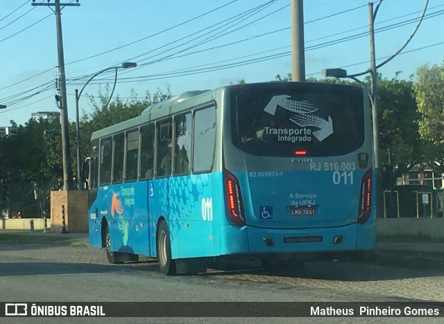 Rosamares Transportes 011 na cidade de Rio de Janeiro, Rio de Janeiro, Brasil, por Matheus  Pinheiro Gomes. ID da foto: 6714640.