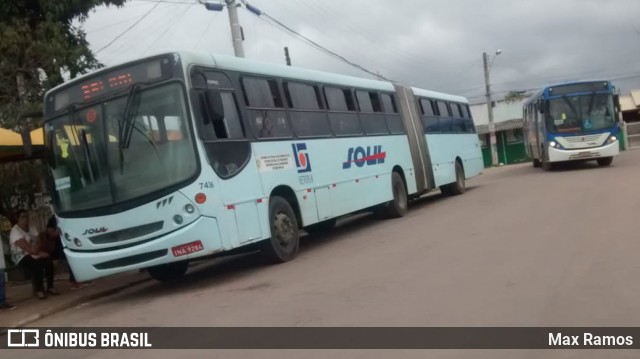 SOUL - Sociedade de Ônibus União Ltda. 7436 na cidade de Alvorada, Rio Grande do Sul, Brasil, por Max Ramos. Número da foto: #6714117.
