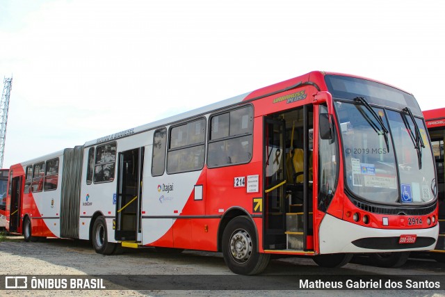 Itajaí Transportes Coletivos 2914 na cidade de Campinas, São Paulo, Brasil, por Matheus Gabriel dos Santos. ID da foto: 6714584.