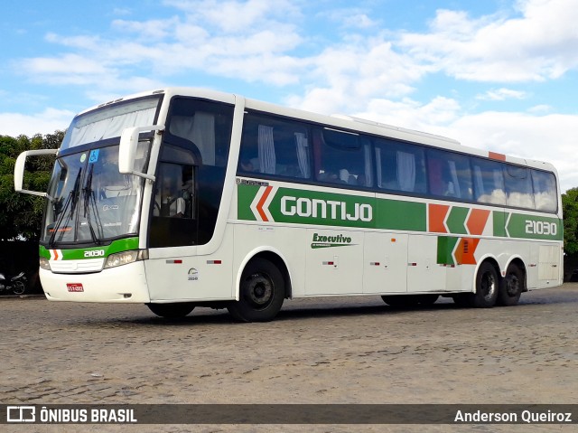 Empresa Gontijo de Transportes 21030 na cidade de Vitória da Conquista, Bahia, Brasil, por Anderson Queiroz. ID da foto: 6714783.