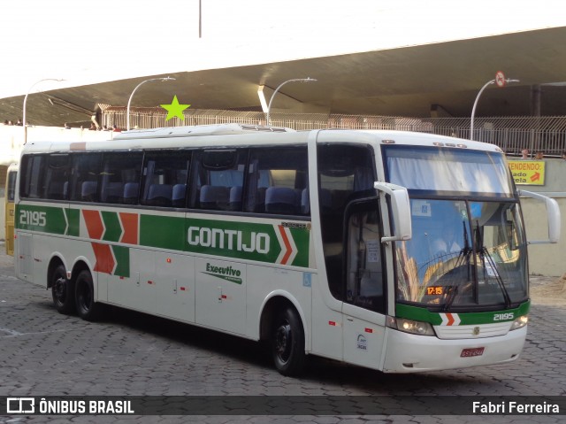 Empresa Gontijo de Transportes 21195 na cidade de Belo Horizonte, Minas Gerais, Brasil, por Fabri Ferreira. ID da foto: 6714173.