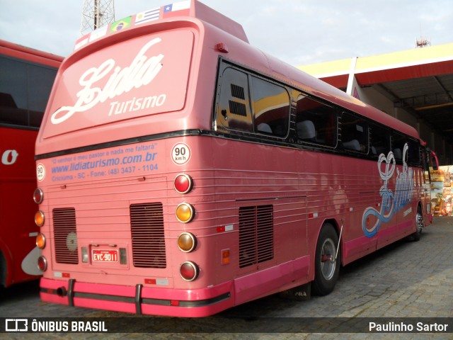 Lidia Turismo 4006 na cidade de Araquari, Santa Catarina, Brasil, por Paulinho Sartor. Número da foto: #6713719.