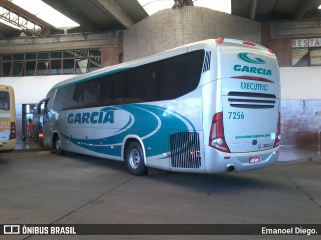 Viação Garcia 7256 na cidade de Apucarana, Paraná, Brasil, por Emanoel Diego.. Número da foto: #6714829.