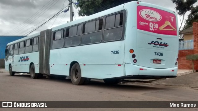 SOUL - Sociedade de Ônibus União Ltda. 7436 na cidade de Alvorada, Rio Grande do Sul, Brasil, por Max Ramos. ID da foto: 6714110.