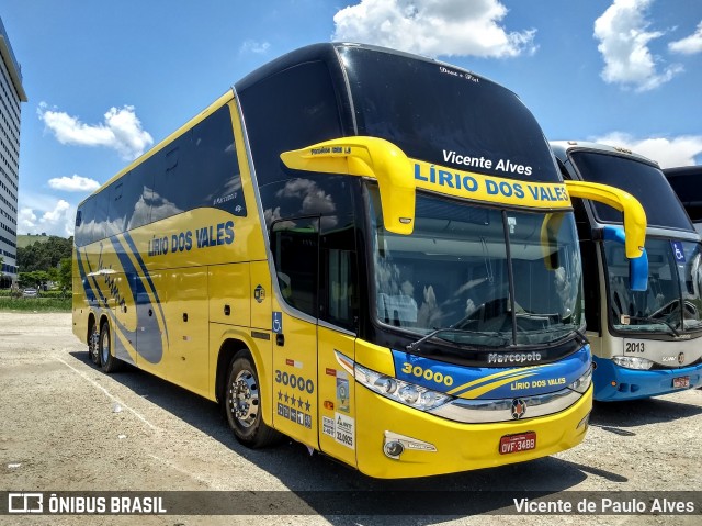 Viação Lírio dos Vales 30000 na cidade de Aparecida, São Paulo, Brasil, por Vicente de Paulo Alves. ID da foto: 6715058.