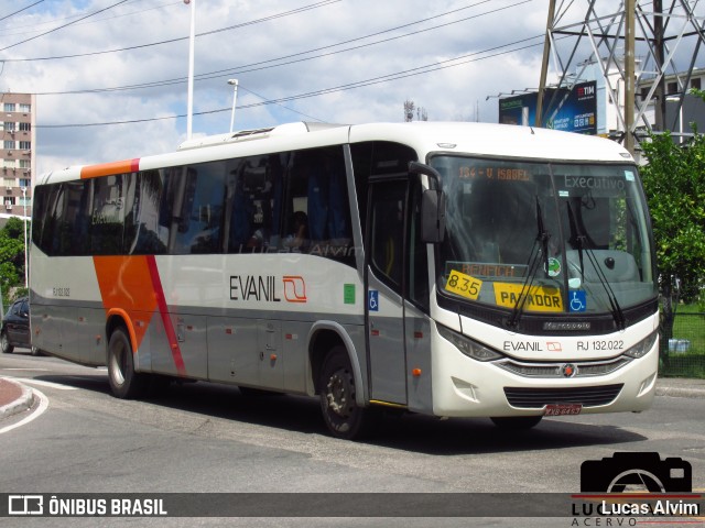 Evanil Transportes e Turismo RJ 132.022 na cidade de Nova Iguaçu, Rio de Janeiro, Brasil, por Lucas Alvim. ID da foto: 6716490.