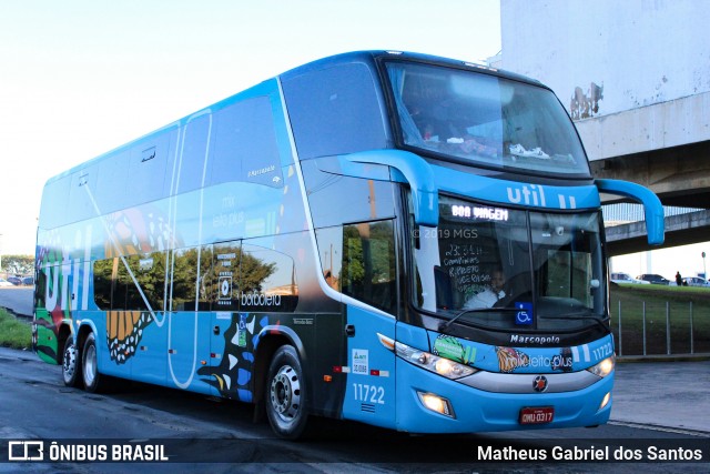 UTIL - União Transporte Interestadual de Luxo 11722 na cidade de Campinas, São Paulo, Brasil, por Matheus Gabriel dos Santos. Número da foto: #6715207.