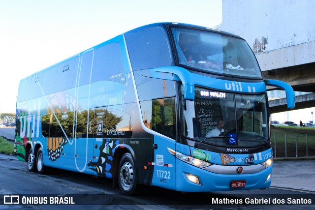 UTIL - União Transporte Interestadual de Luxo 11722 na cidade de Campinas, São Paulo, Brasil, por Matheus Gabriel dos Santos. ID da foto: 6715207.